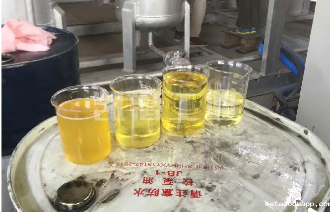 油品处理后效果